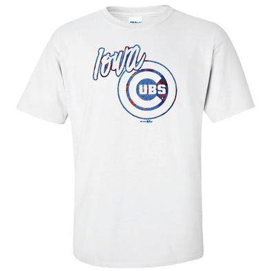 Iowa Cubs White Foil Tee