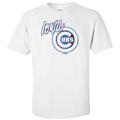 Iowa Cubs White Foil Tee