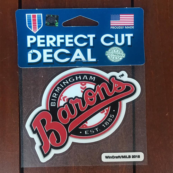 Birmingham Barons Precision Cut Window Decal