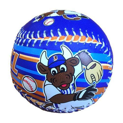 Durham Bulls Display Baseball Wool E. Colors