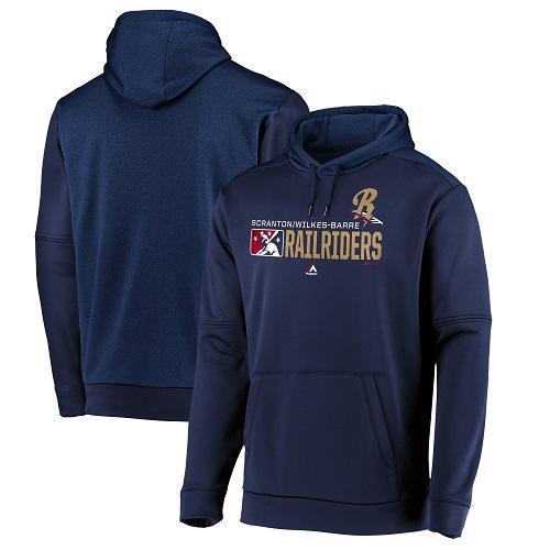 Scranton/Wilkes-Barre RailRiders Majestic Team Distinction Hooded Sweatshirt