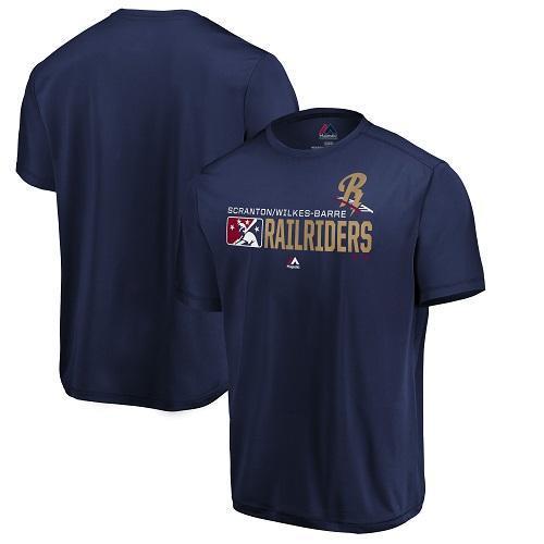 Scranton/Wilkes-Barre RailRiders Majestic RailRiders Team Distinction T-Shirt