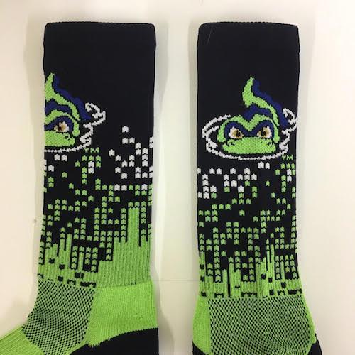 Vermont Lake Monsters "Downtown" Socks