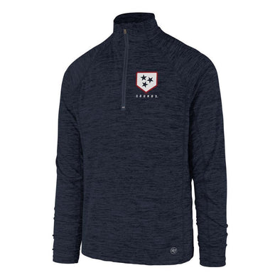 Nashville Sounds '47 Brand Navy Impact 1/4 Zip