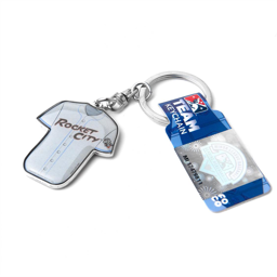 2-SIDED HOME/AWAY JERSEY KEYRING