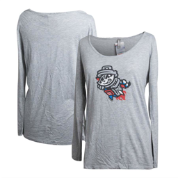 L/S Ladies Grey Primary Tee Shirt