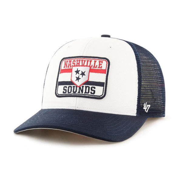 Nashville Sounds '47 Brand Navy Evoke Plate Logo Hat