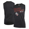 Men's Sleeveless Black Combo Logo Shirt