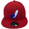 Jacksonville Jumbo Shrimp Jacksonville Expos Alternate Red 59Fifty