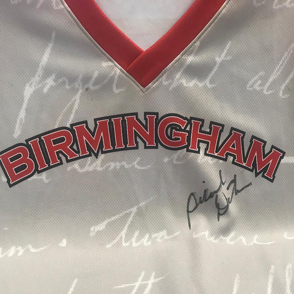 Barons Game Worn "MLK" Signed Jersey