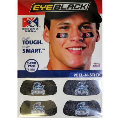 Charlotte Stone Crabs EYE BLACK STICKERS