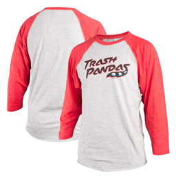 3/4 Long Sleeve Adult Home Raglan Red