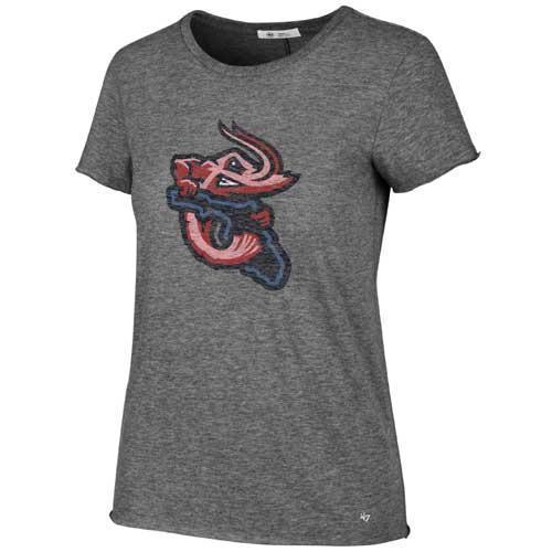 Jacksonville Jumbo Shrimp '47 Ladies Fader Letter Crew Tee