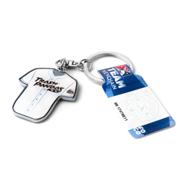 2-SIDED HOME/AWAY JERSEY KEYRING