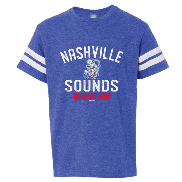 Nashville Sounds Youth Royal Packcloth Sporty Tee