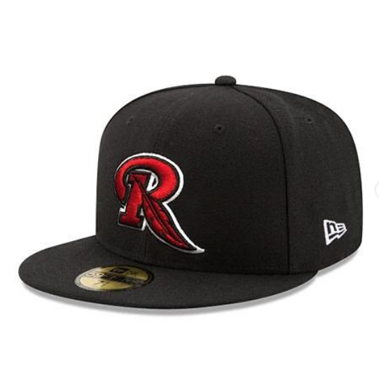 Rochester Red Wings Feather R Fitted Cap