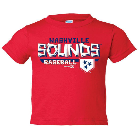 Nashville Sounds Red Infant Defense Tee