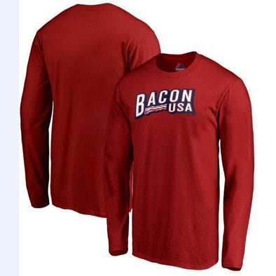 Lehigh Valley IronPigs Contribution Bacon USA Long Sleeve