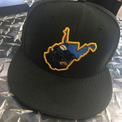 West Virginia Black Bears Fitted State Hat