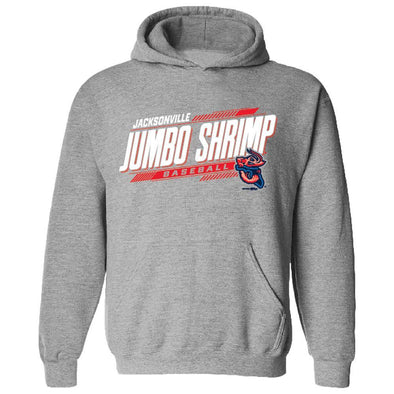 Jacksonville Jumbo Shrimp Bimm Ridder Youth Gray Hoodie