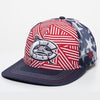 Carolina Mudcats Youth Red/Navy Freedom Snapback