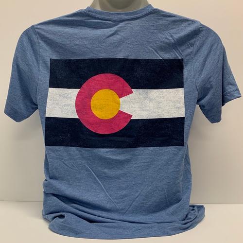 Rocky Mountain Vibes Flag Tee