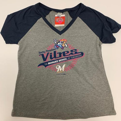 Rocky Mountain Vibes Women's Vibes and Brewers V-Neck Tee