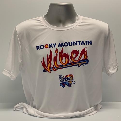 Rocky Mountain Vibes White Performance Tee