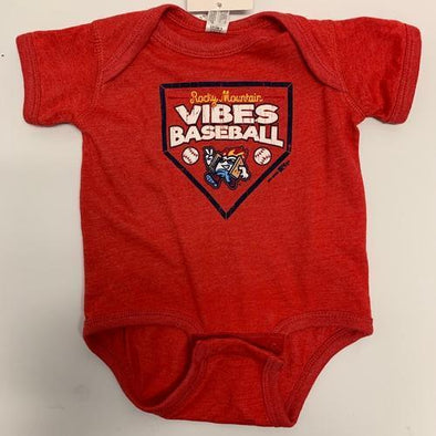 Rocky Mountain Vibes Red Onesie