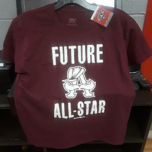 Auburn Doubledays Childs Maroon Future All Star T-Shirt