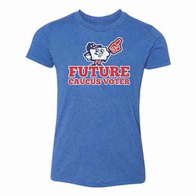 Iowa Caucuses Youth Future Voter Tee, Royal