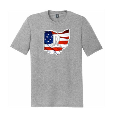 Adult July 4th Tee - Grey