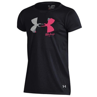 West Michigan Whitecaps Girls Black Tech Tee