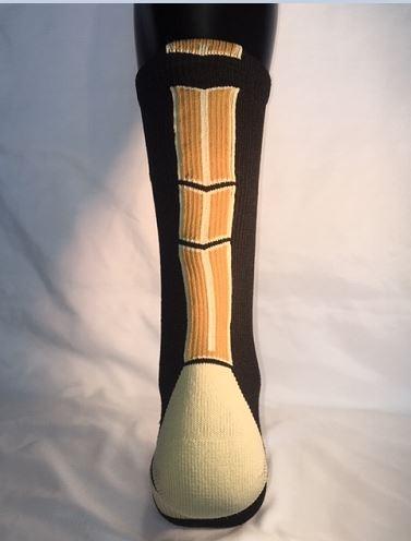 Gold Standard Black/Gold Socks