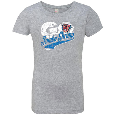 Jacksonville Jumbo Shrimp Bimm Ridder Youth Girls Go Shrimp Tee