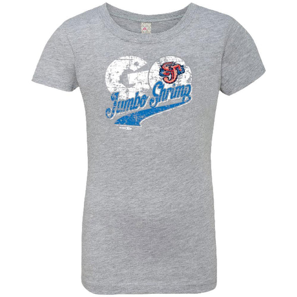 Jacksonville Jumbo Shrimp Bimm Ridder Youth Girls Go Shrimp Tee