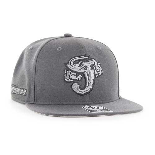 Jacksonville Jumbo Shrimp '47 Charcoal Snapback Cap