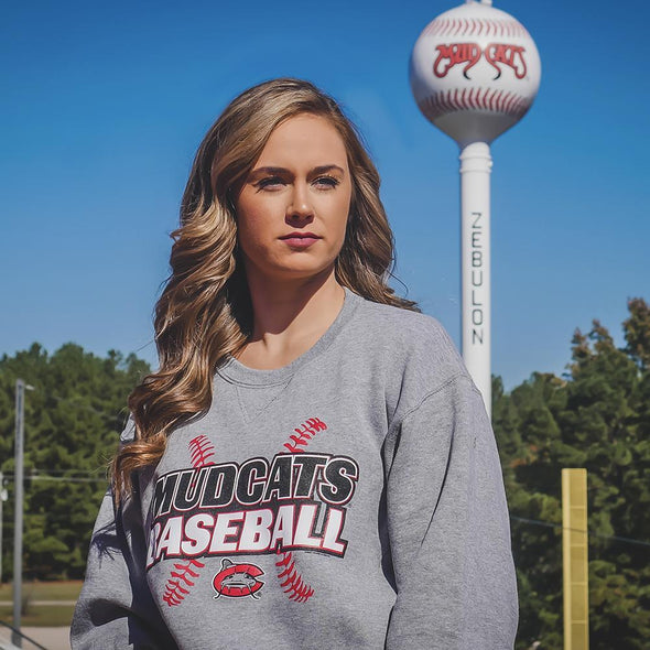 Carolina Mudcats Oxford Zoom Crew Neck