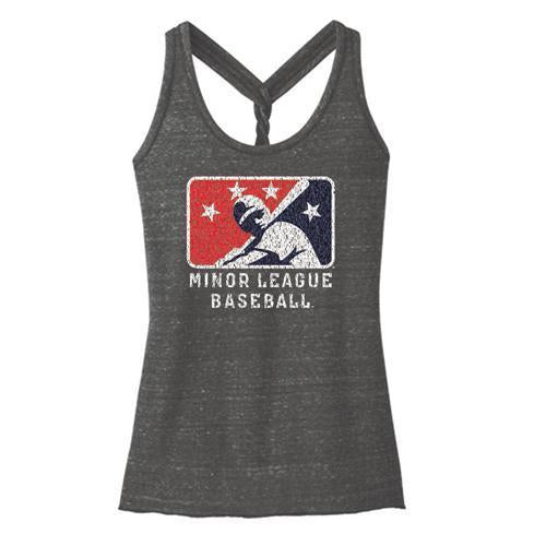 MiLB Gray 108 Stitches Logo Tank Top