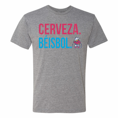 Pointy Boots de Amarillo Grey Cerveza. Beisbol. Tee