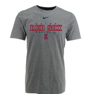 Salem Red Sox Baseball Nike Grey Cotton Tee