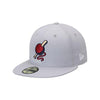 Lowell Spinners New Era All Grey Away 59Fifty Cap