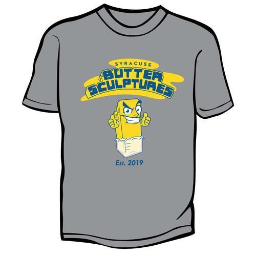 Syracuse Mets Grey Butter Sculptures Youth T-shirt