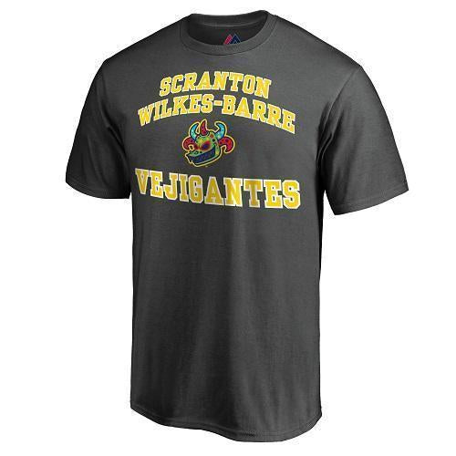 Scranton/Wilkes-Barre RailRiders Majestic COPA Charcoal T-Shirt