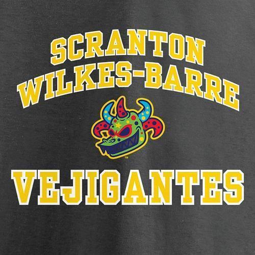 Scranton/Wilkes-Barre RailRiders Majestic COPA Charcoal T-Shirt