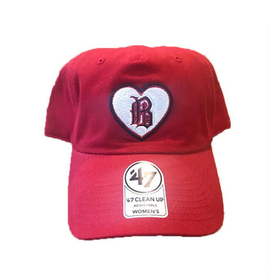 Women's Red Heart Adjustable Cap