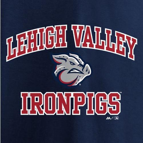 Lehigh Valley IronPigs Heart n Soul Navy Tee