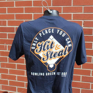 Bowling Green Hot Rods Hot Rods Hit & Steal Tee