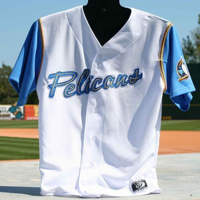 MYRTLE BEACH PELICANS OT SPORTS HOME WHITE REPLICA JERSEY