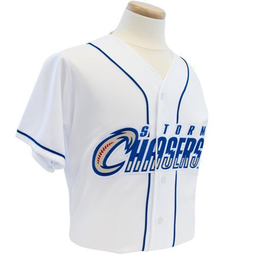 Omaha Storm Chasers Storm Chasers Replica White HOME Jersey